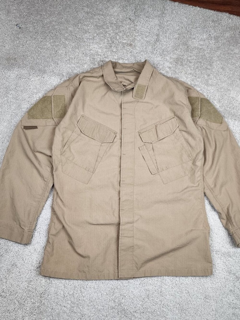 Crye Precision Field Shirt SF4 FR Large LG X Made in America Desert Sand Camo US